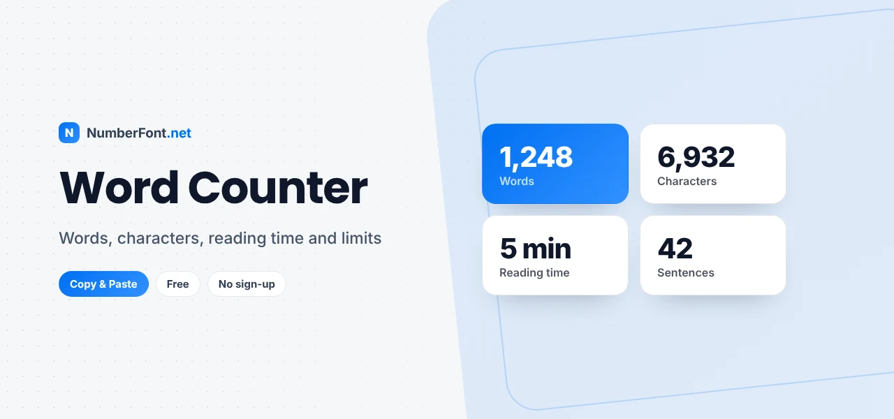 Word Counter preview
